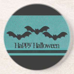 Halloween-Untersetzer, Aquamarin Getränkeuntersetzer