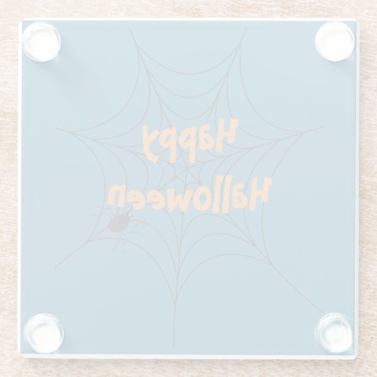 Halloween-Untersetzer Glasuntersetzer (Rückseite)