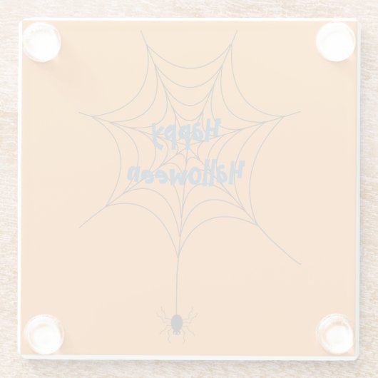 Halloween-Untersetzer Glasuntersetzer (Rückseite)