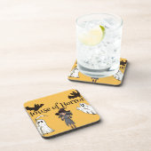 Halloween-Untersetzer - Haus der Horror Getränkeuntersetzer (Rechte Seite)