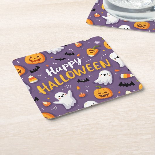 Halloween Untersetzer - Ideal für Party Drinks! (angewinkelt)