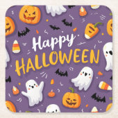 Halloween Untersetzer - Ideal für Party Drinks! (Vorderseite)