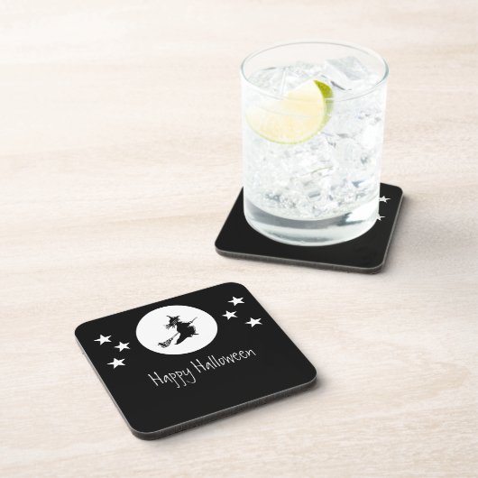 Halloween-Untersetzer-Set, schwarz Getränkeuntersetzer (Rechte Seite)