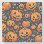 Halloween-Untersetzer Steinuntersetzer (Vorderseite)