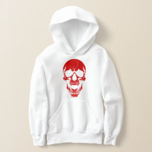 Halloween untoter Vampir Totenkopf gruseliger Mons Hoodie