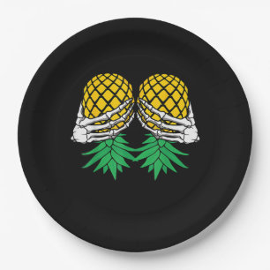 Halloween Updown Pineaple Swinger Skeleton H Pappteller