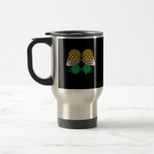 Halloween Updown Pineaple Swinger Skeleton H Reisebecher