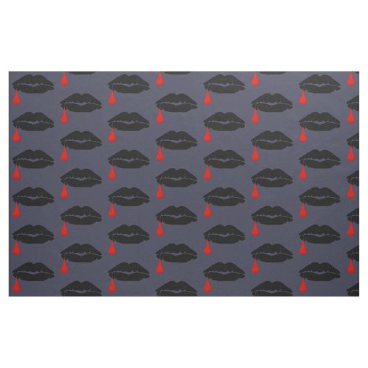 Halloween Vamp Kiss Stoff (Fat Quarter (45,7 x 55,9 cm))