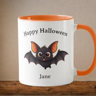 Halloween Vampir-Fledermaus Personalisiert Tasse