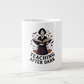 Halloween Vampir-Lehrer T-Shirt Jumbo-Tasse