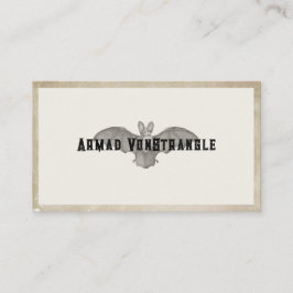 Halloween Vampire Bat Business Card Visitenkarte