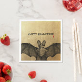 Halloween Vampire Bat Gold Serviette (Beispiel)