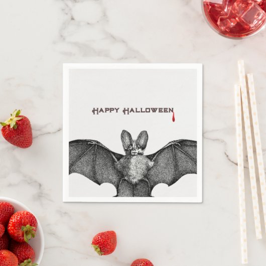 Halloween Vampire Bat Serviette (Beispiel)
