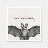 Halloween Vampire Bat Serviette (Vorderseite)