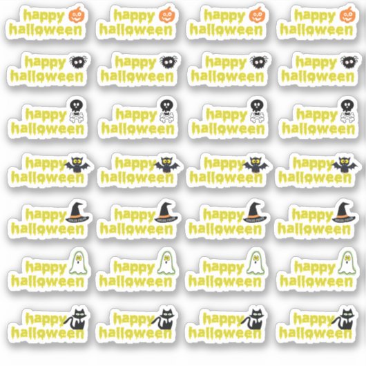 Halloween Vampire Bat Spider Web Skull Witzhut Aufkleber (Vorderseite)