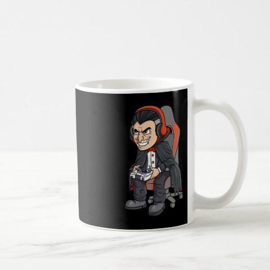 Halloween Vampire Beängstigend Gamer Boys Kids Kaffeetasse (Rechts)