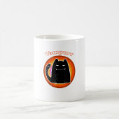 Halloween Vampire Black Kitten Dracula. Vampurr Ca Kaffeetasse (Mittel)