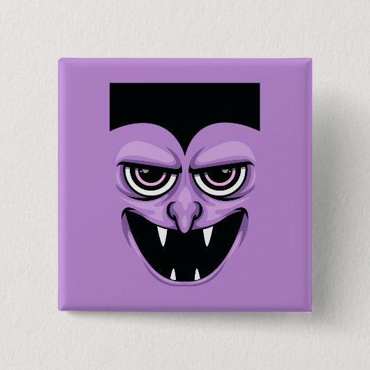 Halloween Vampire Button (Vorderseite)