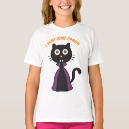 Halloween Vampire Cat T-Shirt