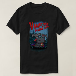 Halloween Vampire Cat Vampurr T-Shirt