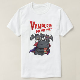 Halloween Vampire Cat Vampurr T-Shirt