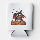 Halloween Vampire Dog with Pumpkins Classic T-Shir Dosenkühler (Vorderseite)