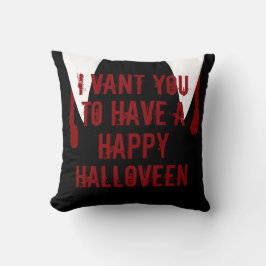 Halloween Vampire Fangs and Blood Kissen