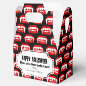Halloween Vampire Fangs Trick oder Treat Geschenkb Geschenkschachtel (Geöffnet)