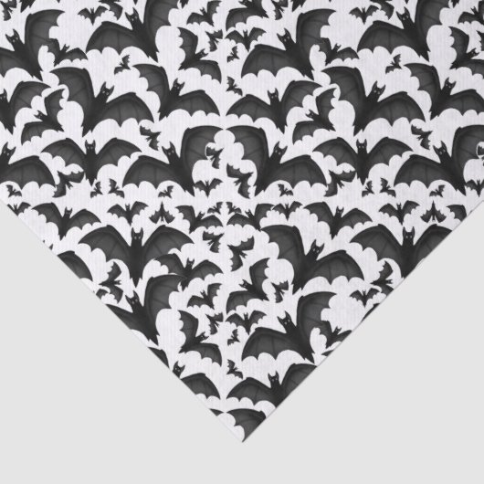 Halloween-Vampire-Fledermaus Seidenpapier (Detail)