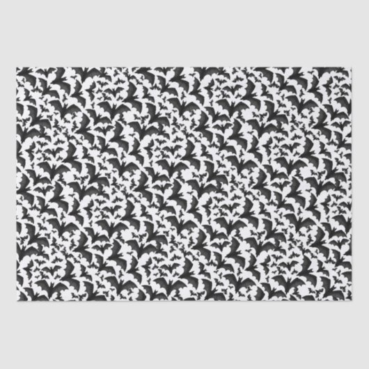 Halloween-Vampire-Fledermaus Seidenpapier (Vorderseite)