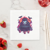 Halloween Vampire Gamer Serviette (Beispiel)