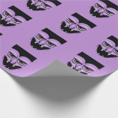 Halloween Vampire Geschenkpapier (Ecke)
