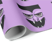 Halloween Vampire Geschenkpapier (Rolleneckpunkt)