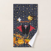 Halloween Vampire Ghost Pumpkins Personalisieren Badhandtuch Set (Handtuch)