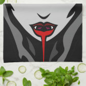 Halloween Vampire Handtuch Cool Halloween Teetüche (Gefaltet)