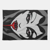 Halloween Vampire Handtuch Cool Halloween Teetüche (Horizontal)