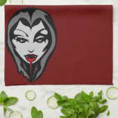 Halloween Vampire Handtuch Cool Halloween Teetüche (Gefaltet)