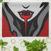 Halloween Vampire Handtuch Cool Halloween Teetüche (Gefaltet)