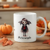 Halloween Vampire Kid Personalize Kaffeetasse