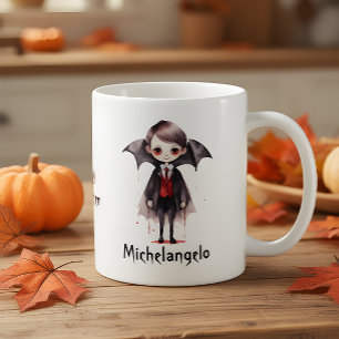 Halloween Vampire Kid Personalize Kaffeetasse