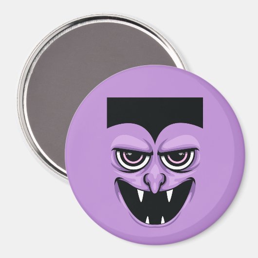 Halloween Vampire Magnet (Vorderseite/Rückseite)