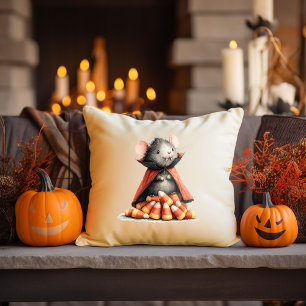 Halloween Vampire Mouse Candy Corn Kissen
