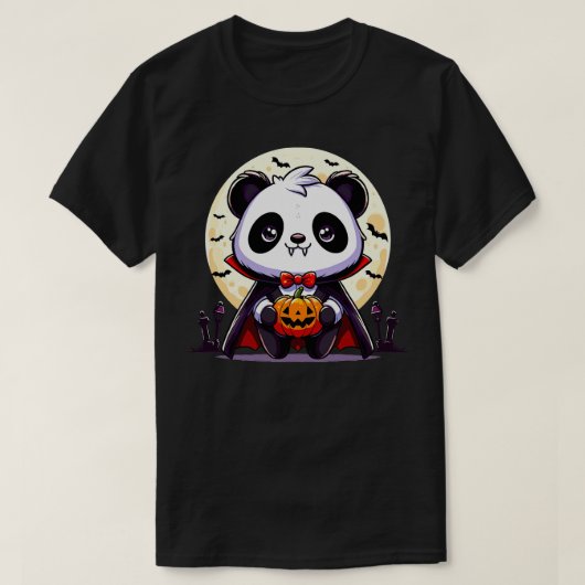 Halloween Vampire Panda TShirt (Design vorne)