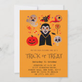 Halloween Vampire Party Einladung (Vorderseite)