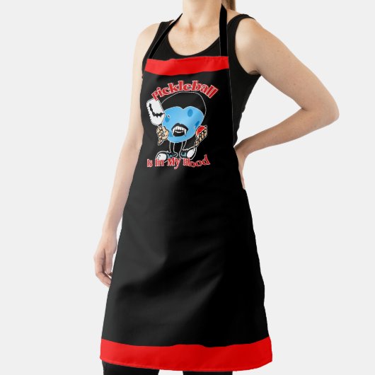 Halloween Vampire - Pickleball ist in meinem Blut Schürze (InSitu)