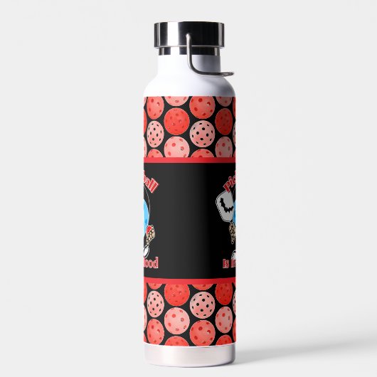 Halloween Vampire - Pickleball ist in meinem Blut Trinkflasche (Links)