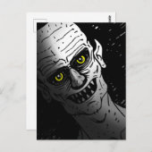 Halloween Vampire Postkarte (Vorne/Hinten)