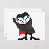 Halloween Vampire Postkarte (Vorne/Hinten)