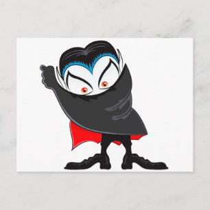 Halloween Vampire Postkarte
