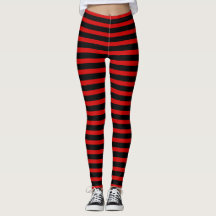 Halloween Vampire Red and Black Stripes Costume